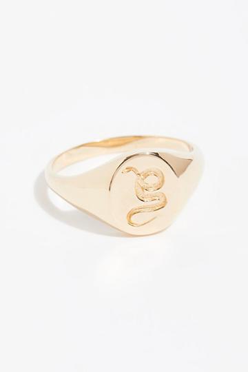 14k Animal Spirit Signet Ring By Vale Jewelry At Free People